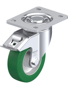 Poliuretano ratukas LH-ALST 125K-3-FI su stabdžiais