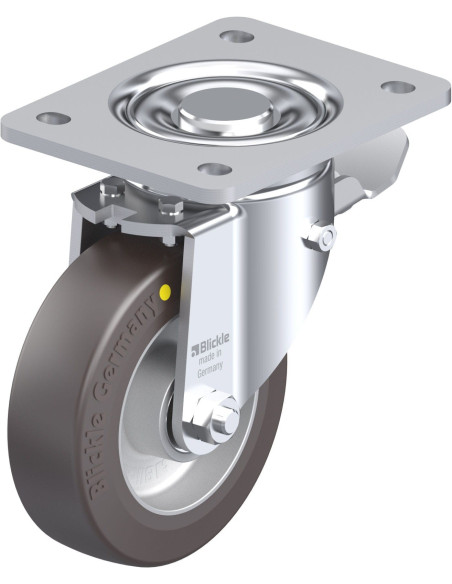 LH-ALST 125K-3-ST-AS antistatinis poliuretaninis ratukas