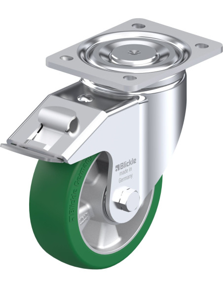 LH-ALST 150K-FI poliuretano ratukas su stabdžiais