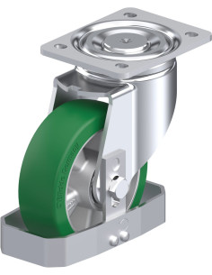 LH-ALST 150K-FS poliuretano pasukamas ratukas 150 mm