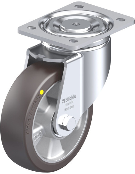 LH-ALST 160K-AS antistatinis poliuretaninis ratukas 160 mm