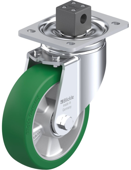 LH-ALST 160K-CS13 poliuretano ratukas su stabdžiais