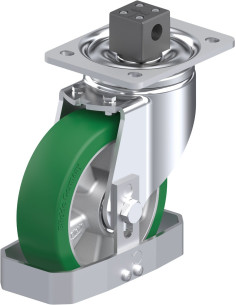 LH-ALST 160K-CS13-FS poliuretano ratukas su stabdžiais