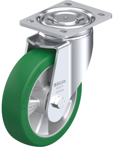 LH-ALST 180K Poliuretano pasukamas ratukas 180 mm