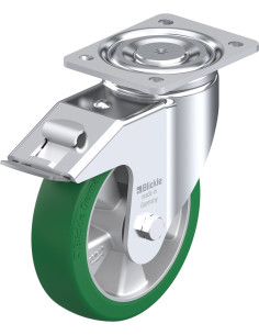 Poliuretano ratukas LH-ALST 180K-FI su stabdžiais