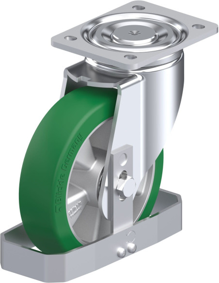 LH-ALST 180K-FS poliuretano pasukamas ratukas 180 mm