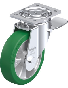 LH-ALST 180K-ST poliuretano ratukas su stabdžiais