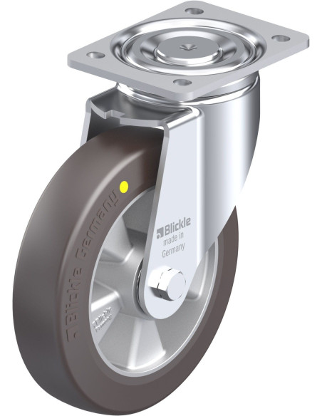 LH-ALST 200K-AS antistatinis poliuretaninis ratukas 200 mm