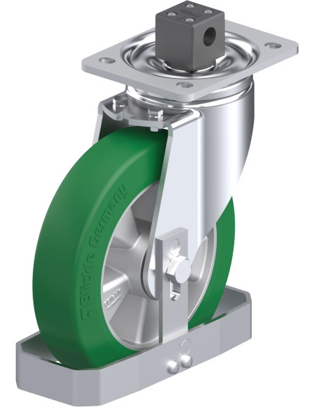 LH-ALST 200K-CS13-FS poliuretano ratukas su stabdžiais