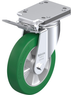 LH-ALST 200K-IS Poliuretano ratukas su stabdžiais