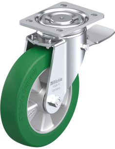 LH-ALST 200K-ST poliuretano ratukas su stabdžiais