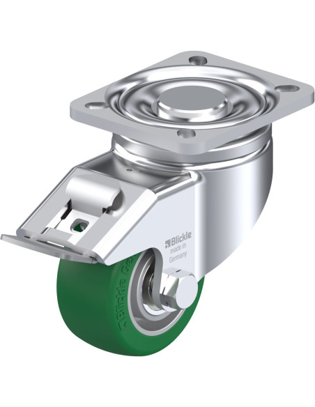 LH-ALST 82K-FI poliuretano ratukas su stabdžiais