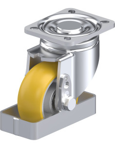 LH-ALTH 101K-1-CO-FS poliuretano pasukamas ratukas 100 mm