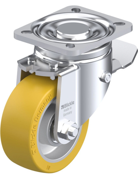 LH-ALTH 101K-1-ST poliuretano ratukas su stabdžiais