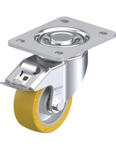 LH-ALTH 101K-3-FI poliuretano ratukas su stabdžiais