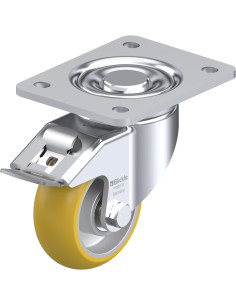 LH-ALTH 101K-3-FI-CO poliuretano ratukas su stabdžiais