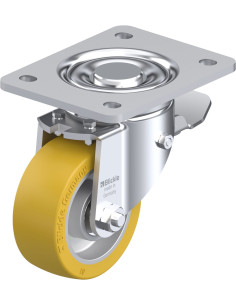 LH-ALTH 101K-3-ST poliuretano ratukas su stabdžiais