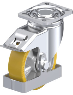 LH-ALTH 125K-1-FI-FS poliuretano pasukamas ratukas su