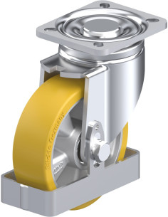 LH-ALTH 125K-1-FS poliuretano pasukamas ratukas 125 mm