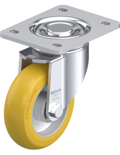 Poliuretano pasukamas ratukas LH-ALTH 125K-3-CO, 125 mm