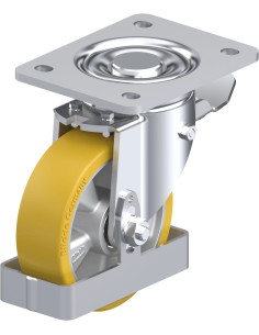 LH-ALTH 125K-3-ST-FS poliuretano ratukas su stabdžiais