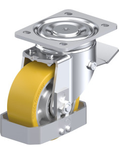 LH-ALTH 127K-ST-FS poliuretano ratukas su stabdžiais