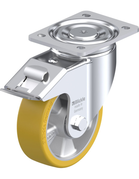 LH-ALTH 150K-FI poliuretano ratukas su stabdžiais