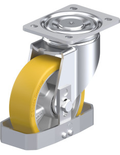 LH-ALTH 150K-FS poliuretano pasukamas ratukas 150 mm