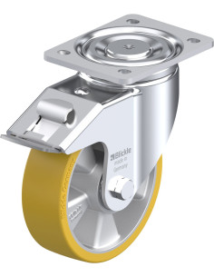 LH-ALTH 160K-FI poliuretano ratukas su stabdžiais