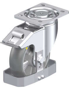 LH-ALTH 160K-FI-AS-CO-FS antistatinis ratukas su stabdžiais