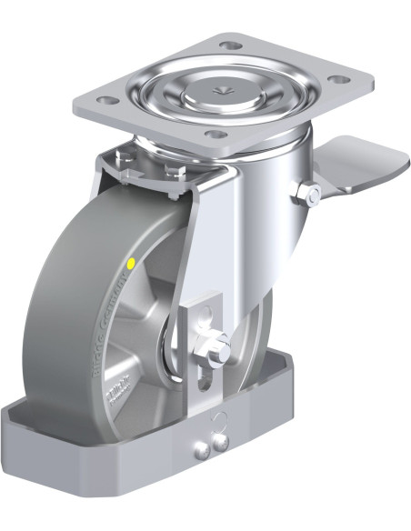 LH-ALTH 160K-ST-AS-FS antistatinis ratukas su stabdžiais