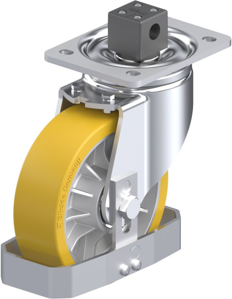 LH-ALTH 162K-CS13-FS poliuretano ratukas su stabdžiais