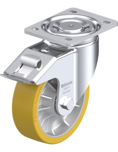 LH-ALTH 162K-FI poliuretano ratukas su stabdžiais