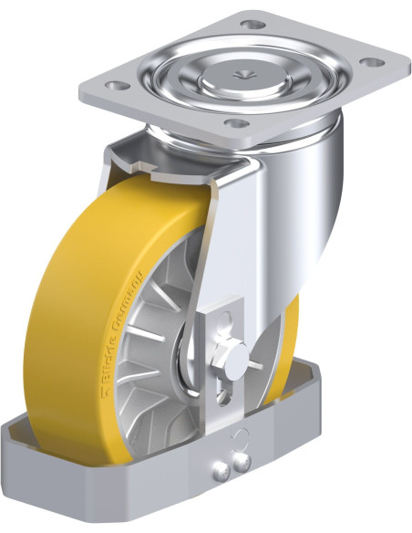 LH-ALTH 162K-FS poliuretano pasukamas ratukas 160 mm