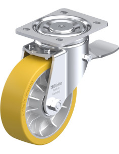 LH-ALTH 162K-ST poliuretano ratukas su stabdžiais