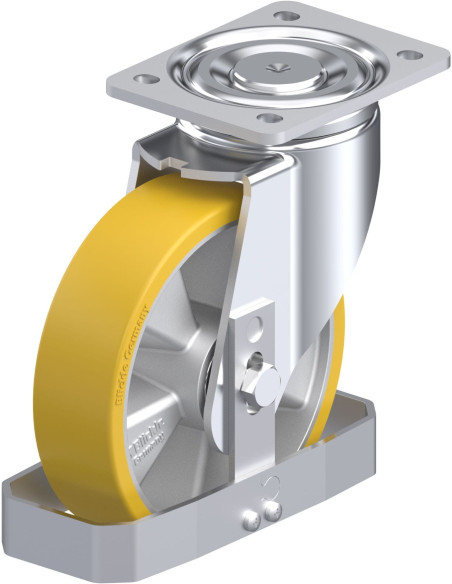 LH-ALTH 180K-FS poliuretano pasukamas ratukas 180 mm