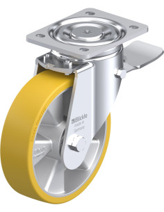 LH-ALTH 180K-ST poliuretano ratukas su stabdžiais