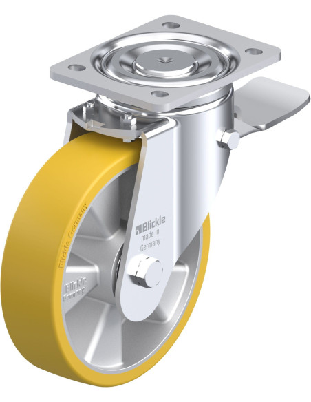 LH-ALTH 180K-ST poliuretano ratukas su stabdžiais