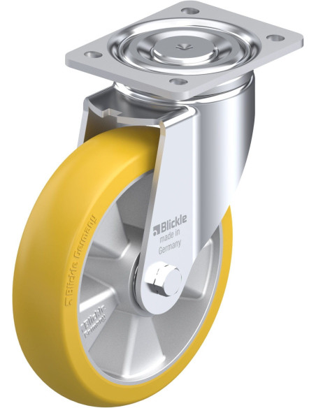 LH-ALTH 200K-CO poliuretano pasukamas ratukas 200 mm