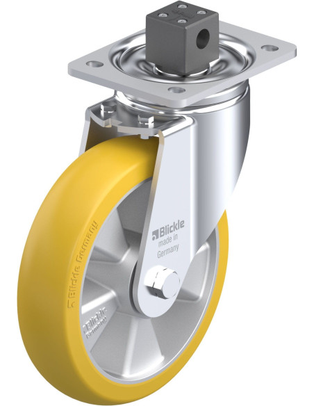 LH-ALTH 200K-CS13-CO poliuretano ratukas su stabdžiais