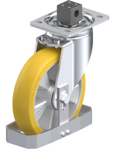 LH-ALTH 200K-CS13-CO-FS poliuretano ratukas su stabdžiais