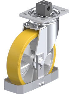 LH-ALTH 200K-CS13-FS poliuretano ratukas su stabdžiais