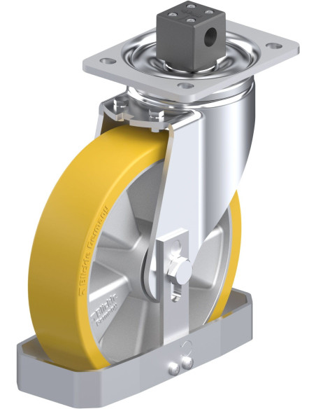 LH-ALTH 200K-CS13-FS poliuretano ratukas su stabdžiais