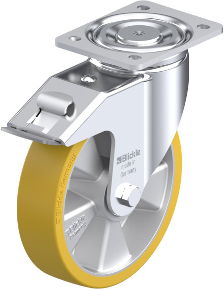 LH-ALTH 200K-FI poliuretano ratukas su stabdžiais