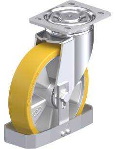 LH-ALTH 200K-FS poliuretano pasukamas ratukas 200 mm