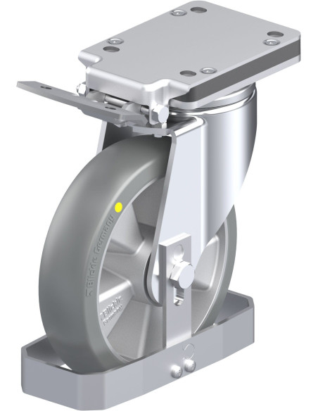 LH-ALTH 200K-IS-AS-CO-FS antistatinis ratukas su stabdžiais