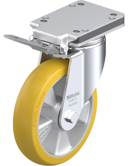 LH-ALTH 200K-IS-CO poliuretano ratukas su stabdžiais