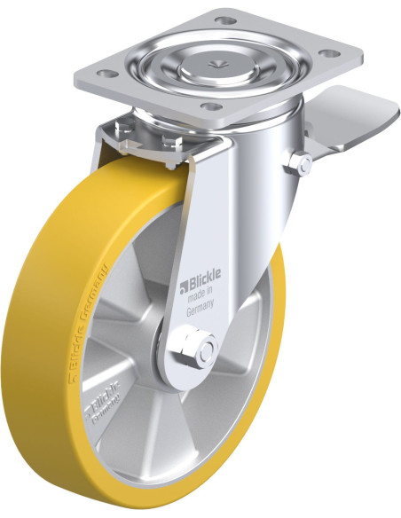 LH-ALTH 200K-ST poliuretano ratukas su stabdžiais