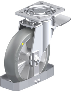 LH-ALTH 200K-ST-AS-CO-FS antistatinis ratukas su stabdžiais