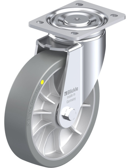 LH-ALTH 202K-AS antistatinis poliuretaninis ratukas 200 mm